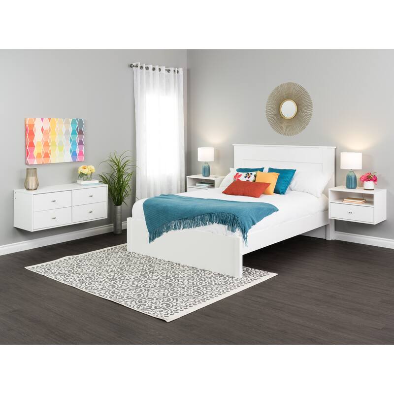 Prepac Floating 4-Drawer Dresser