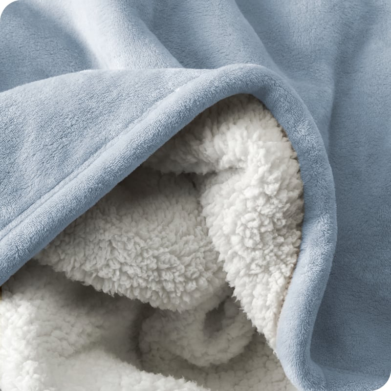 Bare Home Sherpa Fleece Blanket - Reversible Plush Bed Blanket