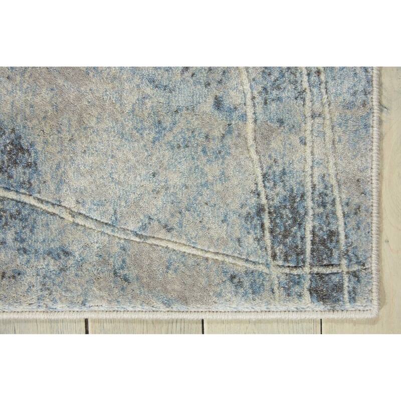 Caki Power Loomed Floral Traditional Area Rug By HomeRoots - 96' X '27' X '0.5