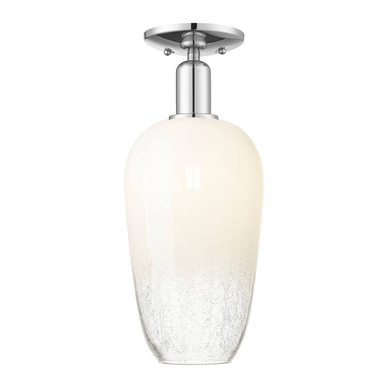 Innovations Lighting Downtown Urban - Brookhaven Flute - 1 Light 7" Semi-Flush Mount Light