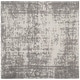 preview thumbnail 7 of 25, SAFAVIEH Handmade Classic Vintage Earline Abstract Distressed Rug 6' Square - Silver/Ivory - Square