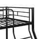 preview thumbnail 4 of 5, Twin over Full Metal Bunk Bed with Ladder