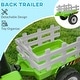 preview thumbnail 12 of 16, Aosom 12V Ride on Tractor with Trailer, 25W Dual Motors, Battery Powered Electric Tractor with Remote Control