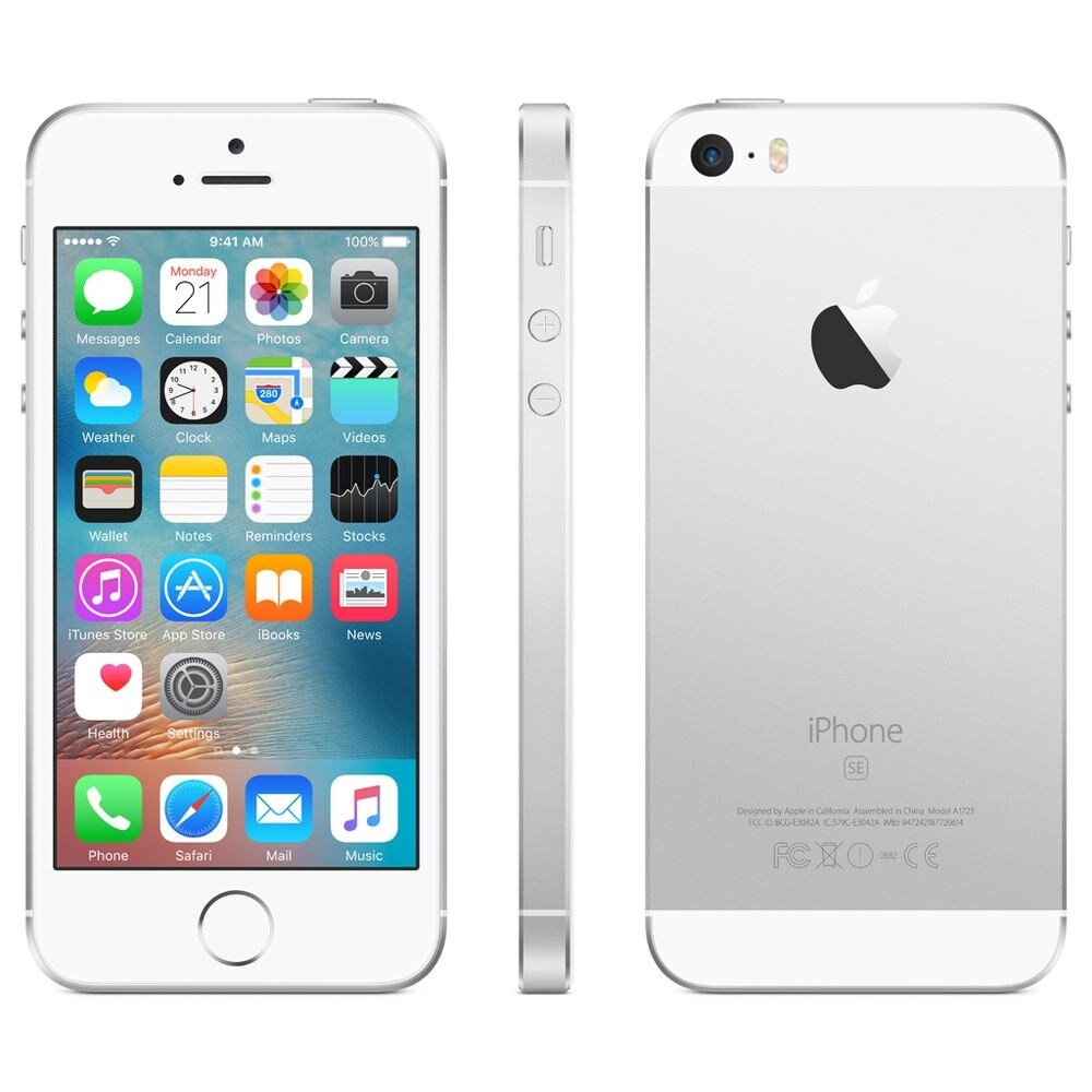Shop Apple Iphone Se 32gb Silver Fully Unlocked Refurbished Overstock 30917353