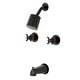 preview thumbnail 12 of 18, Concord Two-Handle Tub and Shower Faucet Oil Rubbed Bronze