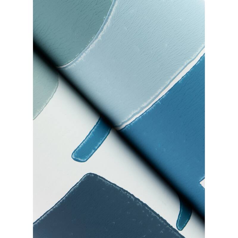 A-Street Prints Odele Dark Blue Geometric Archways Wallpaper