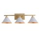 preview thumbnail 12 of 23, Caleb Metal Vanity, White/Gold by JONATHAN Y