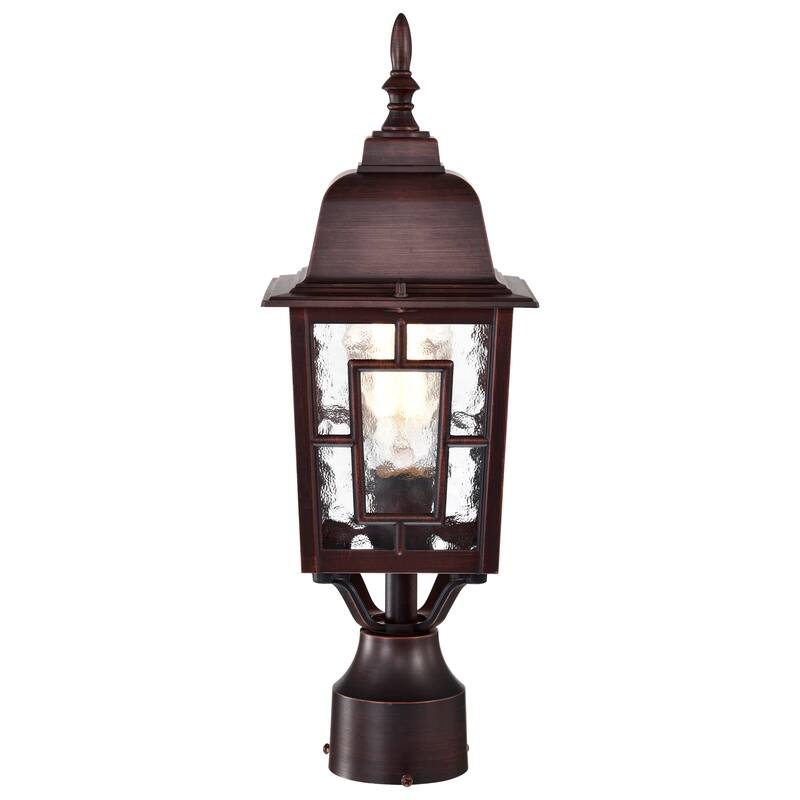 Nuvo Banyon 1-light Rustic Bronze 17-inch Post Fixture - Rustic Bronze