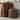 Classic Home Clair Leather Round End Table