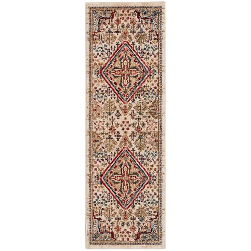 Nourison Revel Traditional Floral Medallion Area Rug