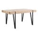 preview thumbnail 8 of 40, SAFAVIEH Alyssa Mid-Century Industrial Rustic Dining Room Table - 59.1" W x 35.4" L x 29.5" H