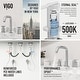 preview thumbnail 28 of 42, VIGO Cass 8" H 2-Handle Widespread Bathroom Faucet