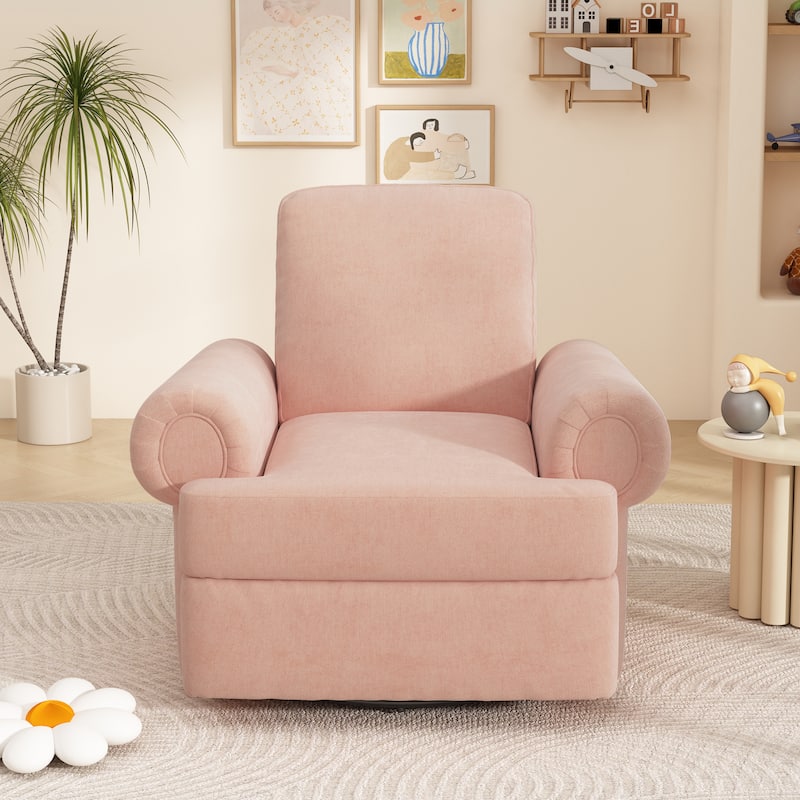 Christopher Knight Home - Thorne Chenille Swivel Recliner Rocker Chair with Adjustable Backrest