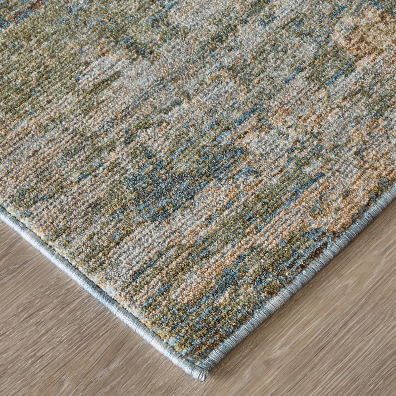 Grand Bazaar Stirling Machine Made Abstract Modern Area Rug