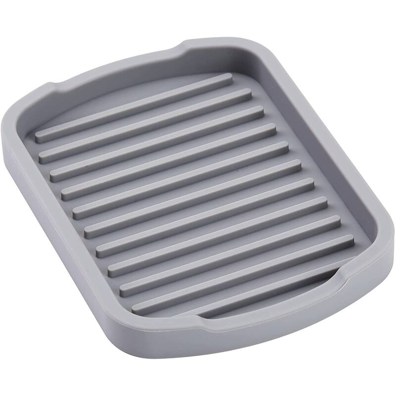 Cheer Collection Gray Silicone Tray, Small - 1 pack