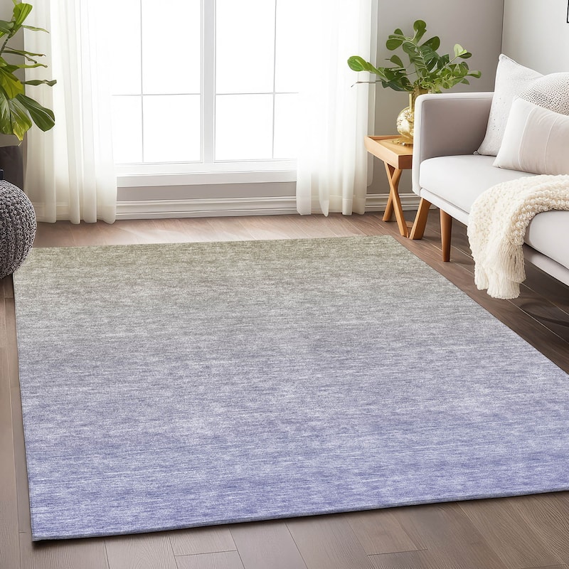 Premium Washable Super Soft Ombre Rise Mayfield Rug