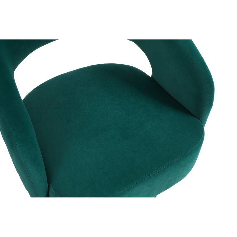 Swivel Accent Chair Armchair, Round Barrel Chair in Fabric for Living Room Bedroom