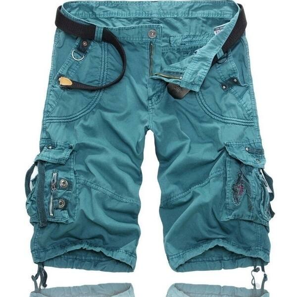 Shop Mens Cotton Summer Army Combat Camo Work Cargo Shorts Pants