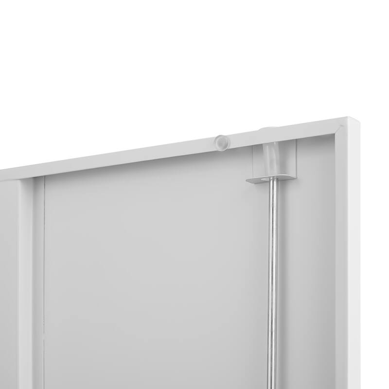 Modern 2-Door Filing Cabinet, Organization Cabinet with Lock, 4 Adjustable Shelves, for Home Office, White
