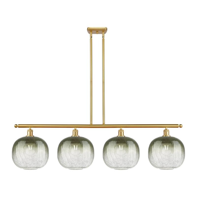 Innovations Lighting Endless Possibilities Ballston - Brookhaven Sphere - 4 Light 49" Stem Hung Island Light