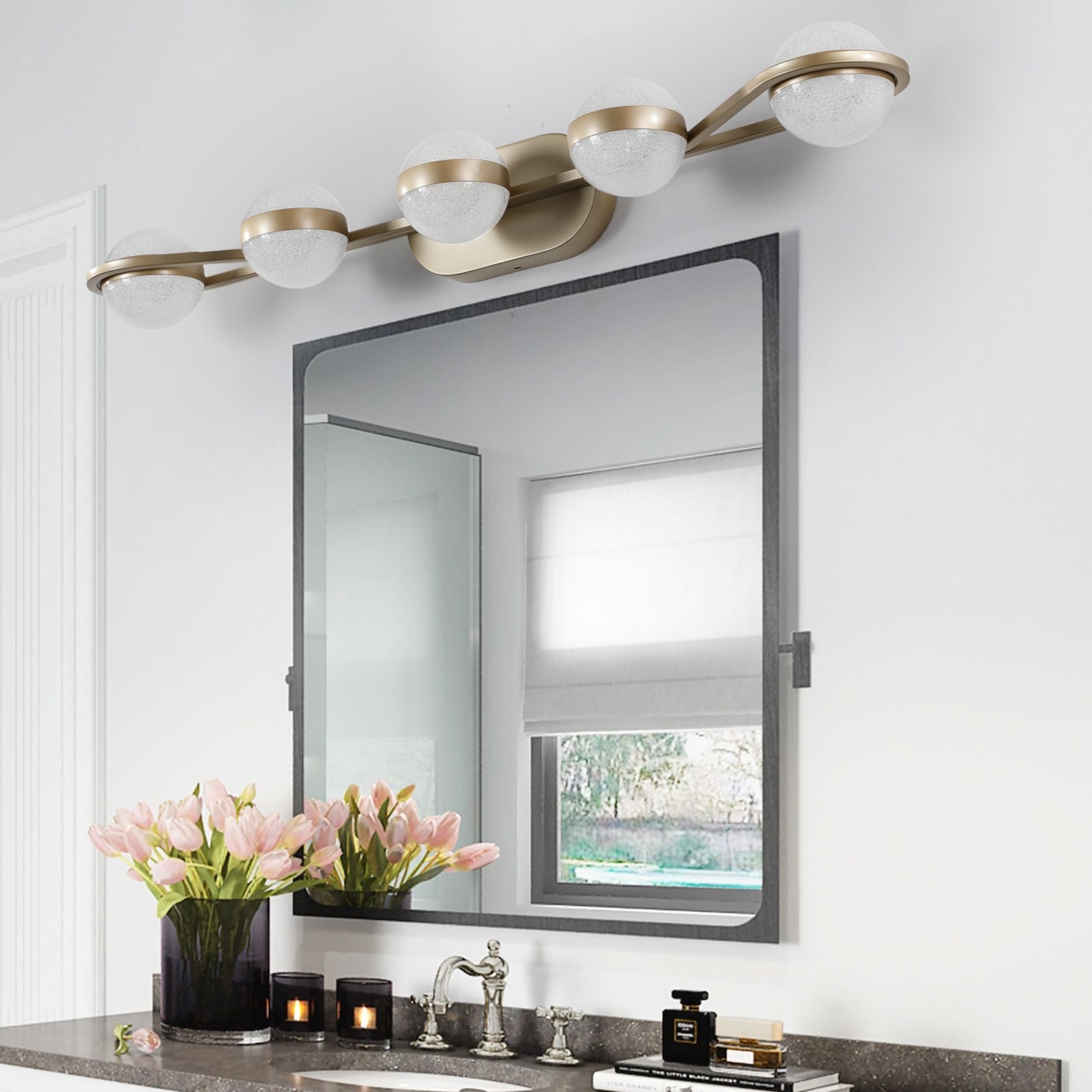 Frosted vanity light bulbs discount