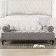 preview thumbnail 25 of 26, Lewis Bolster Arm Entryway Bench