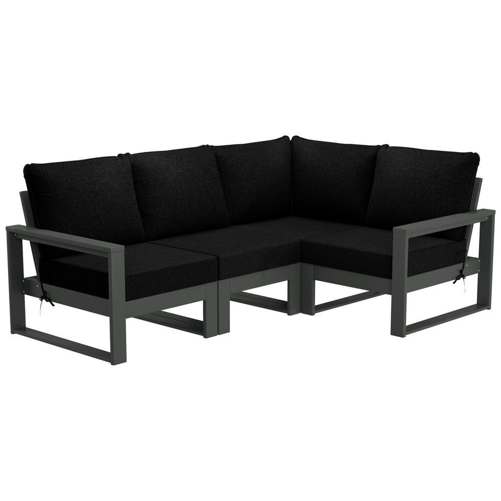 Endless Patio 4-Piece Deep Seating Set with Gray Frame