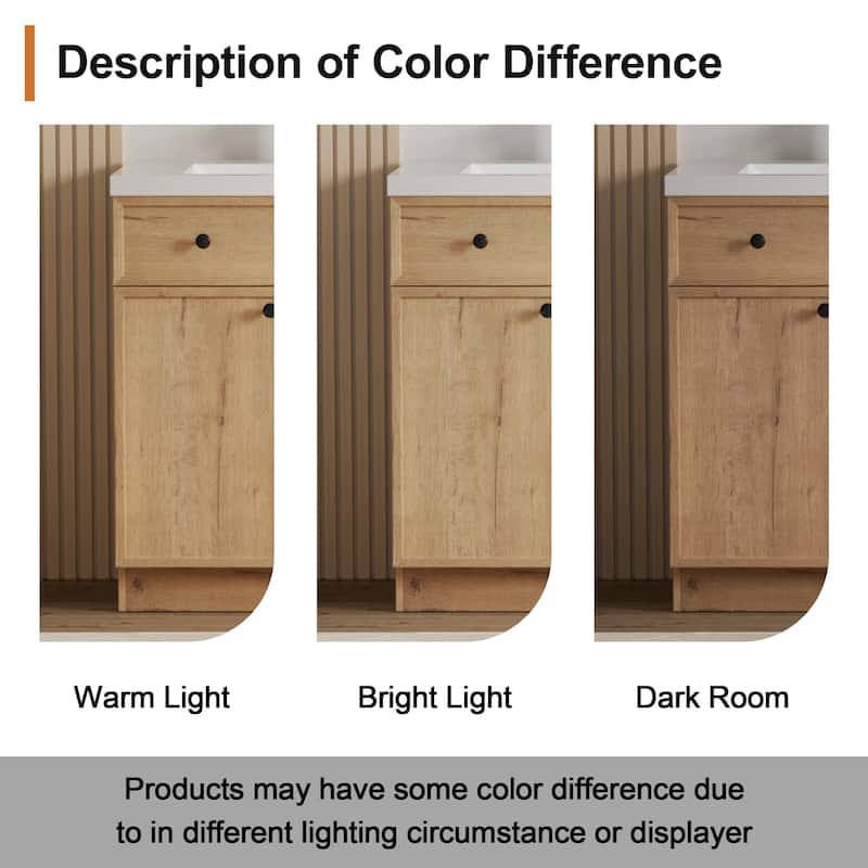 36"/48"/60"/72" Bathroom Vanity Set with Sink & Faucet