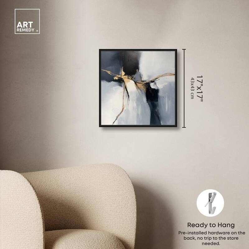 Golden Fissure II Canvas by Art Remedy
