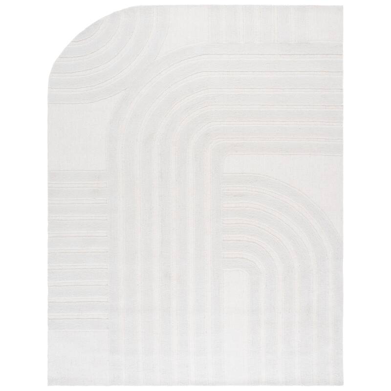 SAFAVIEH Handmade Southampton Flor Casual Rug - 8' x 10' - Ivory