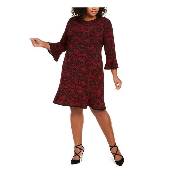 Michael Kors Red Bell Sleeve Knee Length Fit Flare Dress Size 2x Overstock 32781703 Designer handbags, watches, shoes, clothing, menswear & more. overstock com
