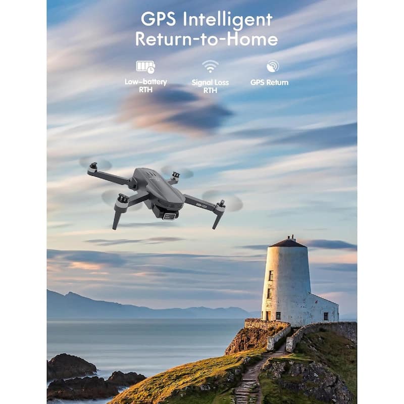 EROMMY Pro-Stabilization 4K Drone - Ultra HD Aerial Shots | 40min Flight | 1000m Live View | Auto Return | Foldable Design.