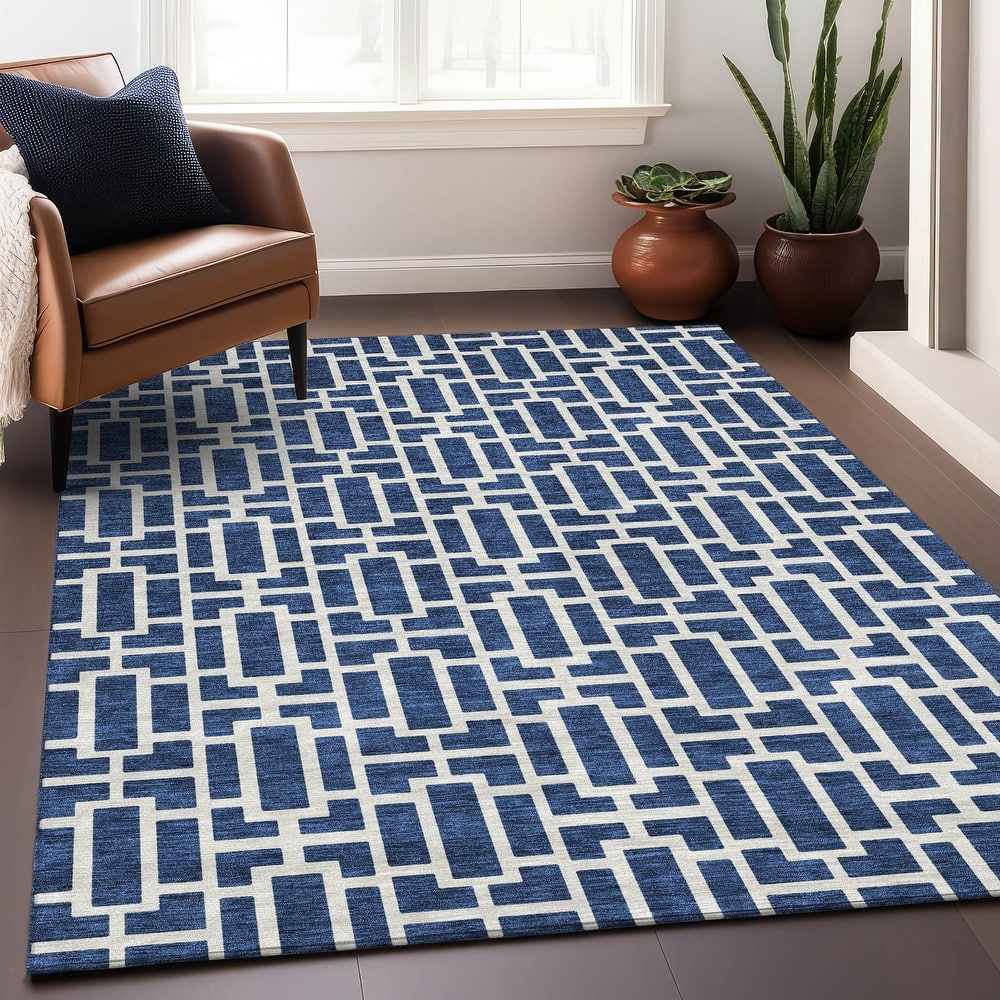 Premium Washable Super Soft Modern Geo Mayfield Rug