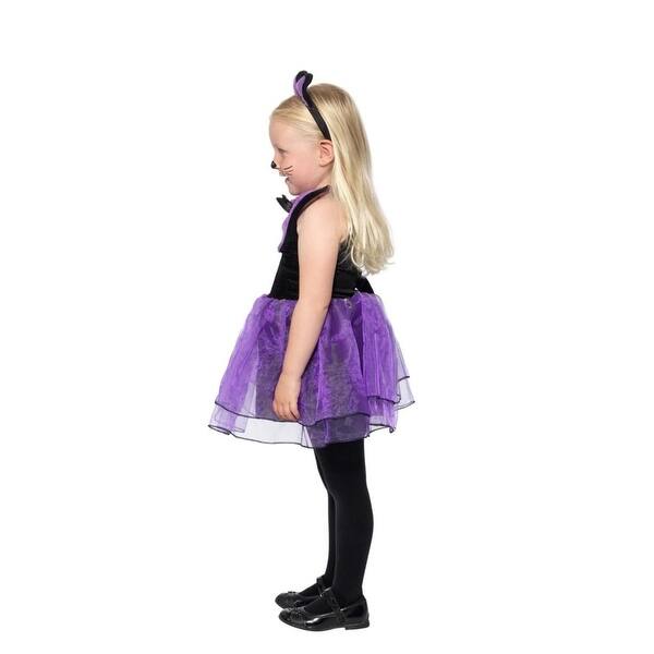 Shop 42 Purple And Black Cat Toddler Halloween Costume T1