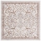 preview thumbnail 8 of 30, SAFAVIEH Palma Meinharda Oriental Rug 6'7" Square - Beige/Brown