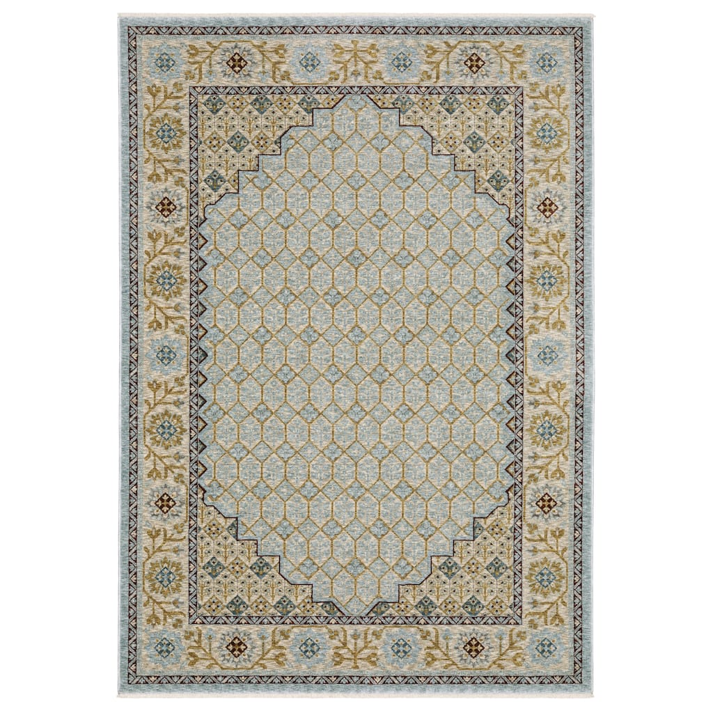 Style Haven Caiden Traditional Mosaic Center Area Rug