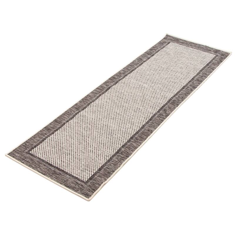 ECARPETGALLERY Machine Woven Brooks Taupe Area Rug