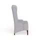 preview thumbnail 5 of 8, SAFAVIEH Dining Deco Bacall Arctic Grey Dining Chair - 24" x 28.3" x 47"