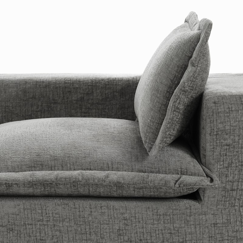 Comfy Cloud Chenille Upholstered Modular Sectional Sofa