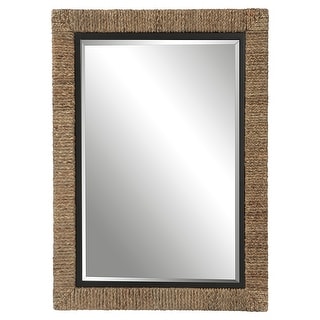 Uttermost Island Braided Straw Mirror - 29.5"x 41.375"