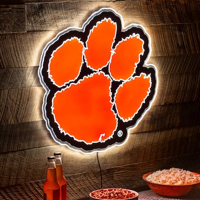 Clemson University College Mascot Plug-In LED Lighted Sign