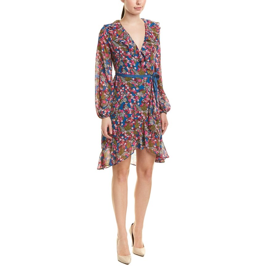 betsey johnson scoop neck sleeveless crepe midi dress