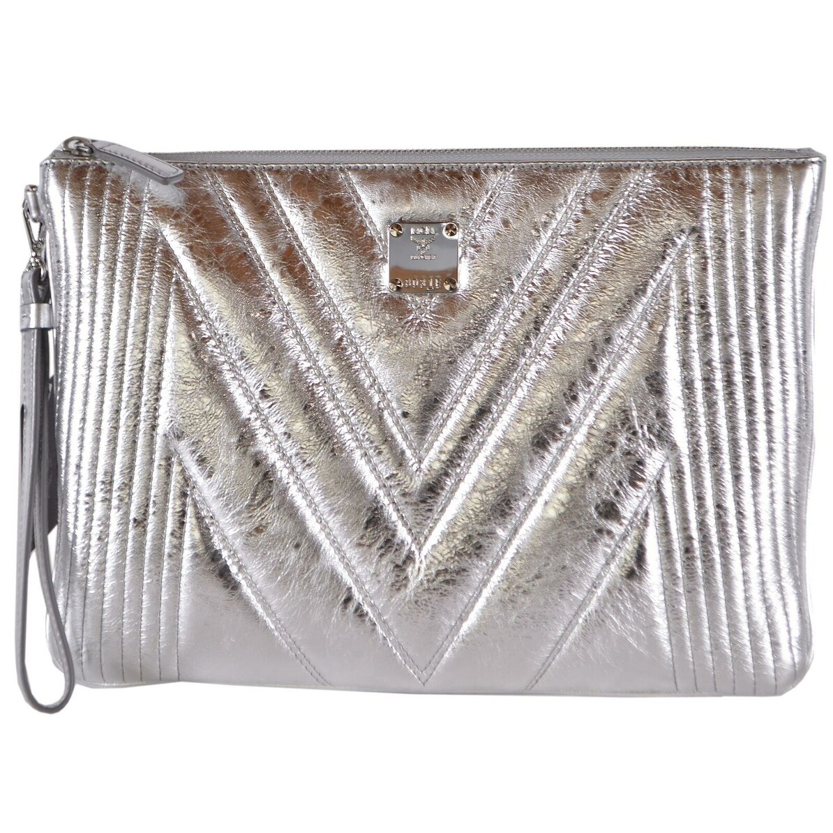 metallic purse