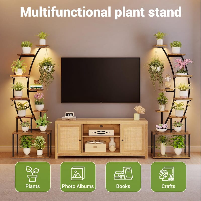 9 Tier Plant Stand With Grow Light