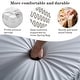 preview thumbnail 21 of 56, OVIOS Mid-Century SUEDE Leather Chaise Reversible Sofa