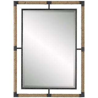 Uttermost 09769 Melville 28" W x 38" H Rectangular Framed Bathroom