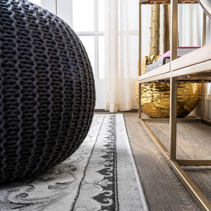 JONATHAN Y Marrakesh French Border Area Rug
