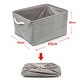 preview thumbnail 11 of 26, Canvas Toy Bins for Laundry Clothes Storage Home Organizer