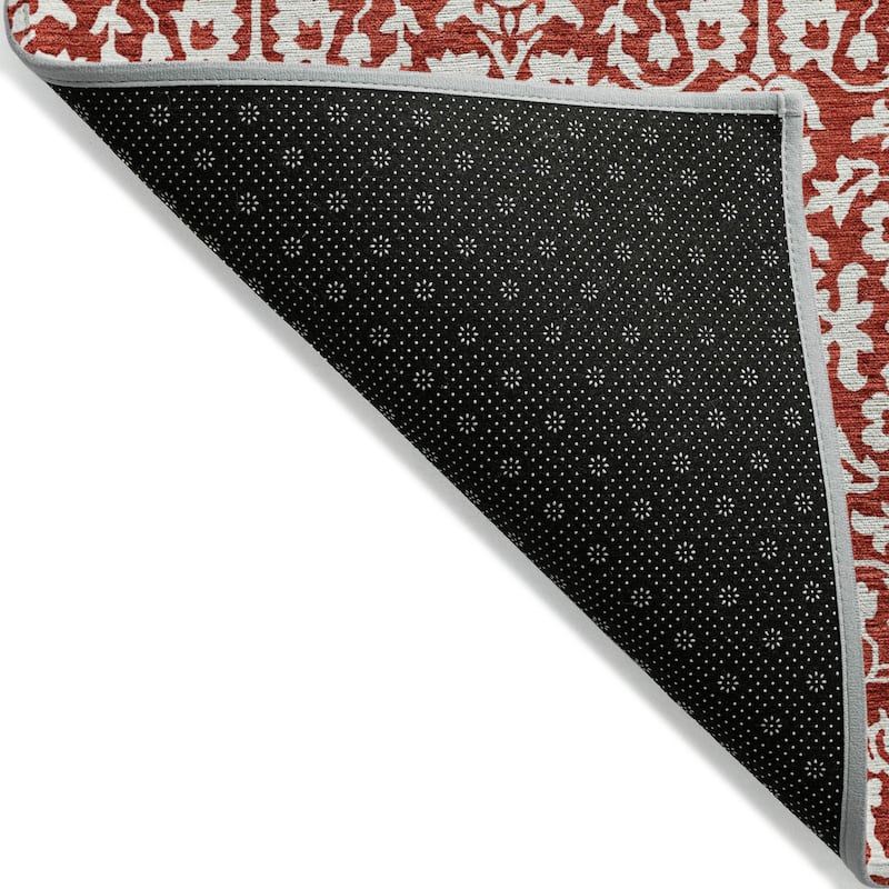 Machine Washable Indoor/ Outdoor Chantille Traditional Farmhouse Rug