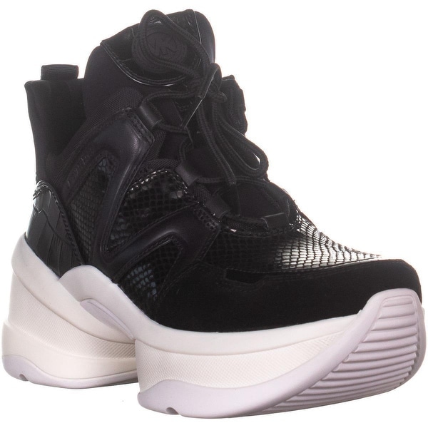 michael kors olympia sneakers black